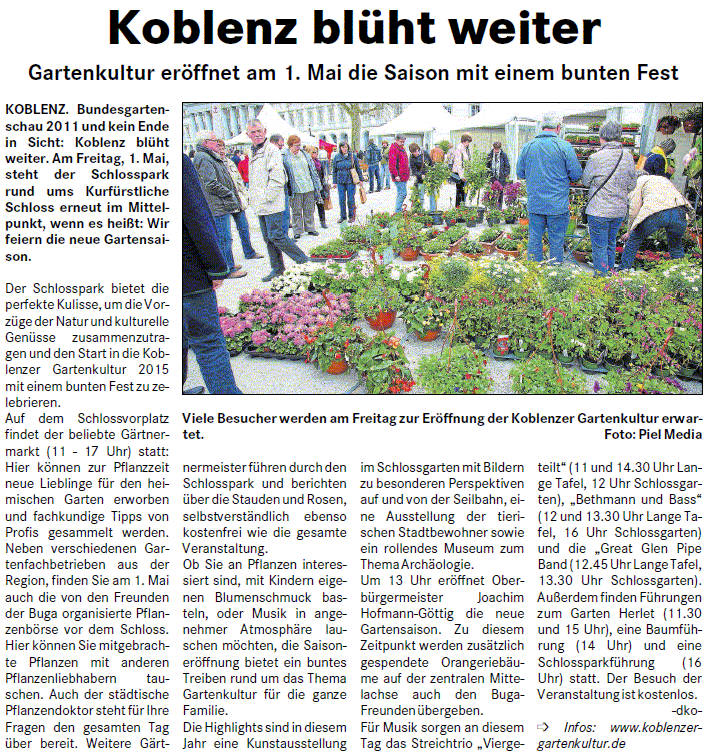 loka 30.4.2015, S. 1 Gartenkultur