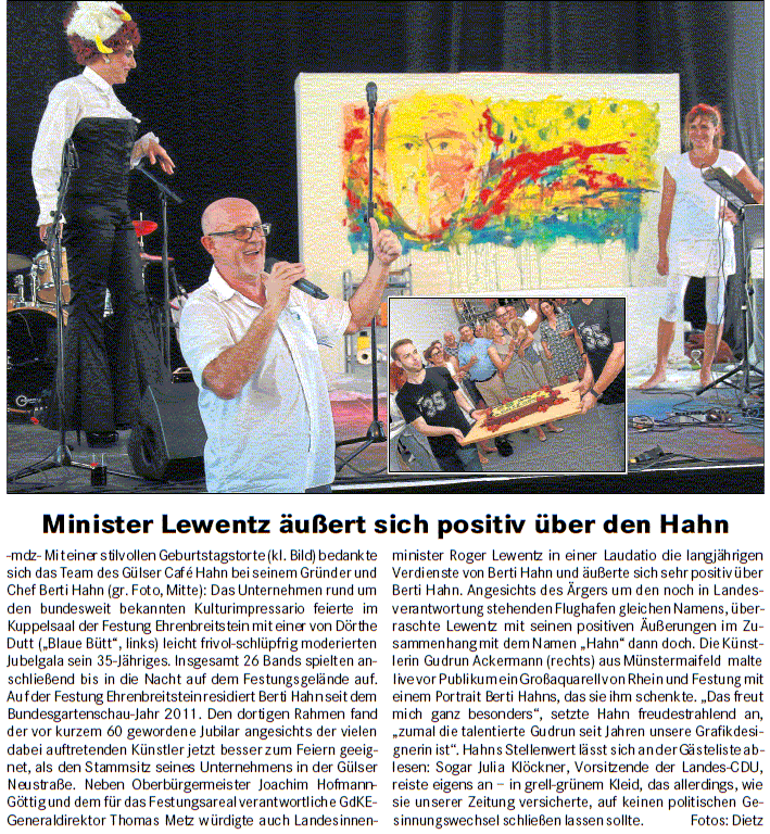 loka 31.8.2016, S. 18 Café Hahn 35 Jahre